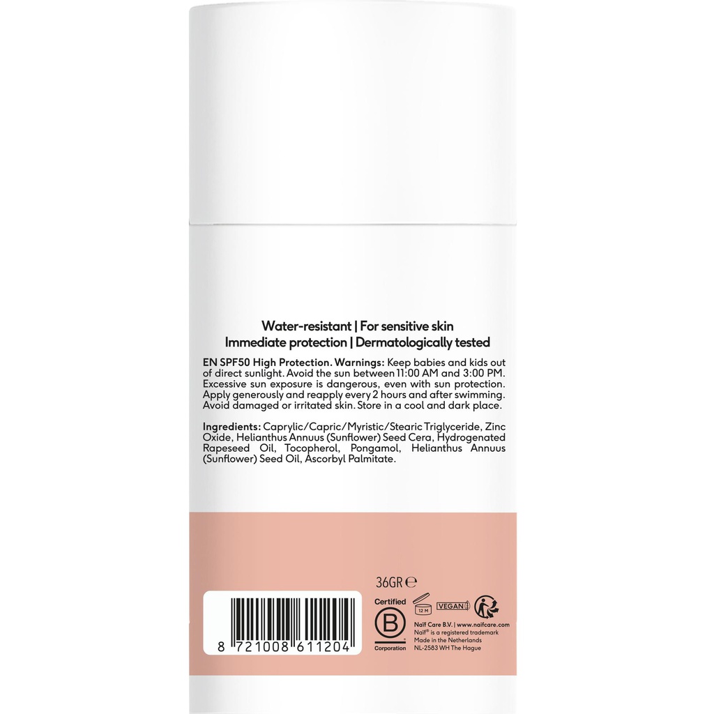 Naïf - Crème solaire minérale en stick SPF50