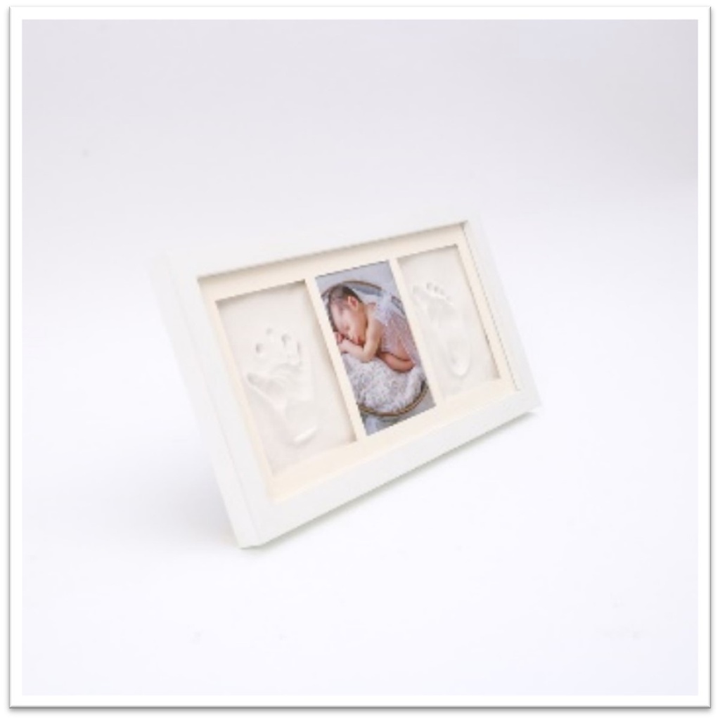 Cadre photo - empreinte argile
