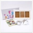 Cadre photo - empreinte argile