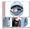 Sac à dos avec matelas à langer pliable