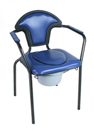 [568.000] Chaise percée hygiénique fixe - bleue