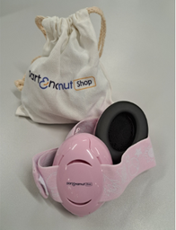 Casque anti-bruit bébé + pochette