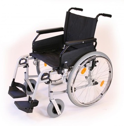 [079.045] Chaise roulante adulte repose-pieds  45cm